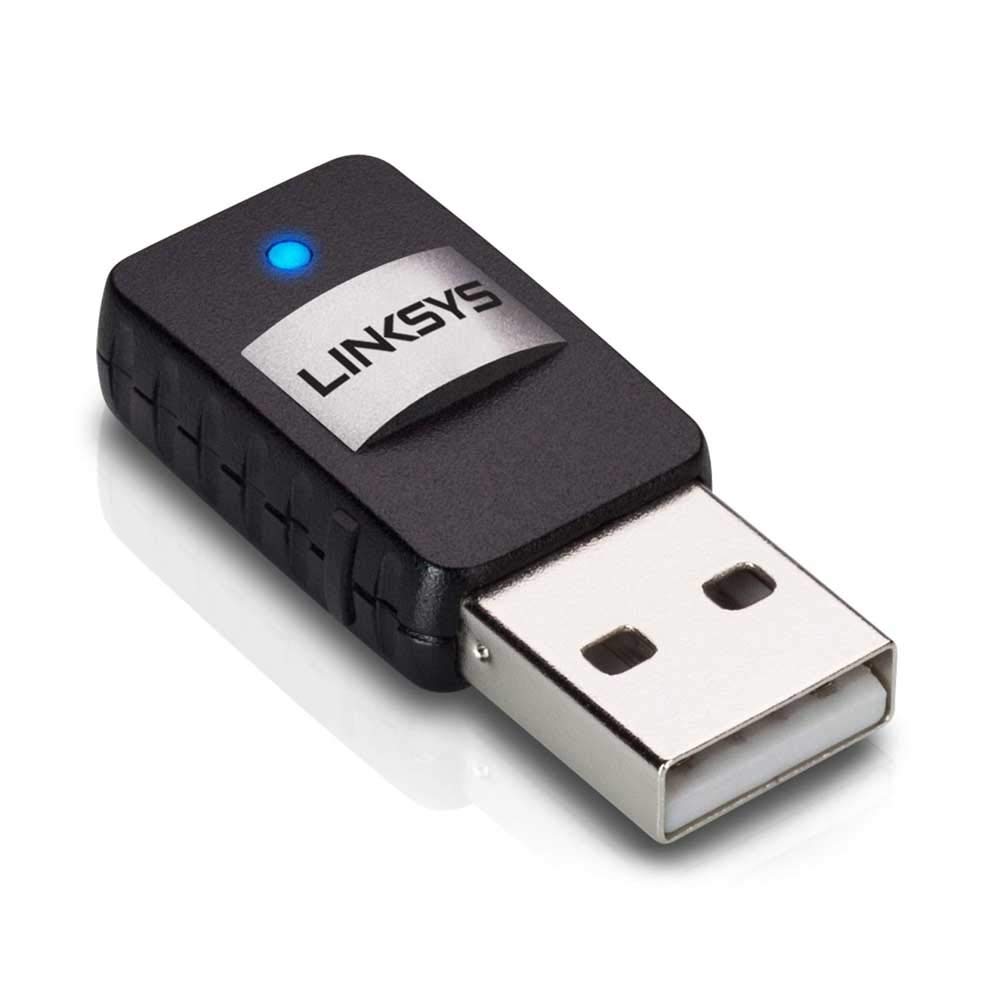 ADAPTADOR LINKSYS MINI USB DOBLE BAND AC ENCRIPTACION(AE6000) (ED) - AE6000 (ED)