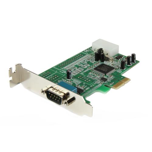 TARJETA ADAPTADORA PCI EXPRESS PCIE PERFIL BAJO 1 PUERTO SERIAL. UPC 0065030841733 - PEX1S553LP