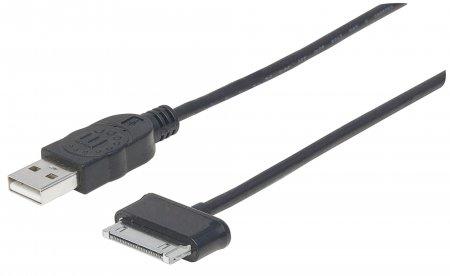 CABLE USB V2.0 A-SAMSUNG 30 PINES 1.0M NEGRO UPC 0766623354240 - 354240