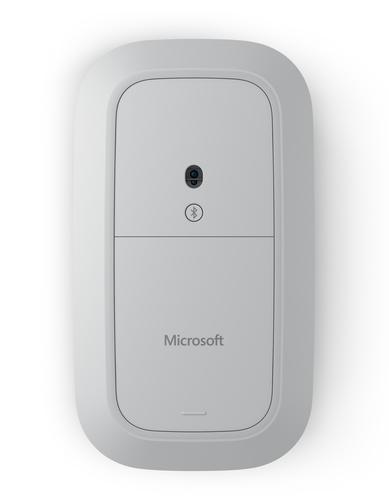 Microsoft Surface Mobile Mouse - Ratón - óptico - 3 botones - inalámbrico - Bluetooth 4.2 - platino - comercial - MICROSOFT