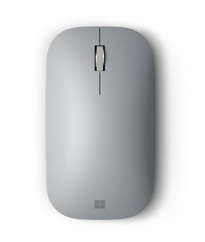 Microsoft Surface Mobile Mouse - Ratón - óptico - 3 botones - inalámbrico - Bluetooth 4.2 - platino - comercial - MICROSOFT