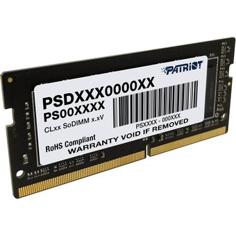 MEM DDR4 PATRIOT SIGNATURE 4GB(1X4GB)2400MHz CL17 SODIMM PSD44G240082S - PSD44G240082S