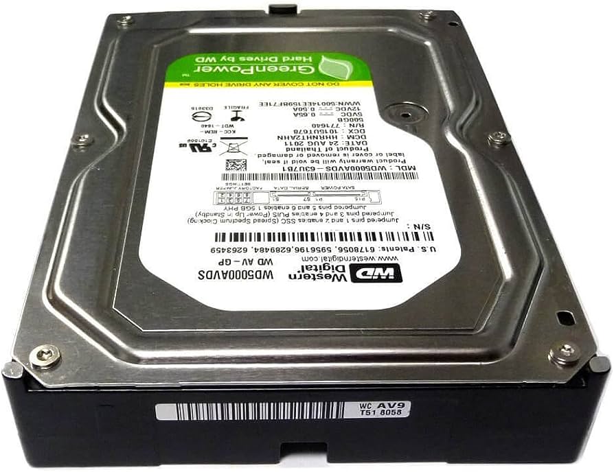 WD AV-GP WD5000AVDS Disco duro interno de 500GB 3.5 &quot;- SATA - WD
