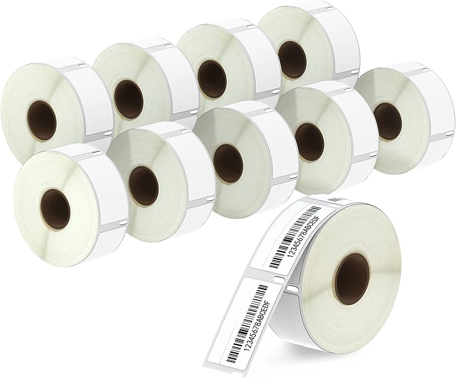 Etiqueta DYMO blanca de 50x20mm etiqu    Etiqueta dymo para turbo 450-labelwriter, 1 rollo con 500 etiquetas blancas para remitentes; hechas de papel blanco                                                                                                                                             para remitente, 1 rollo con 50 piezas    - DYMO