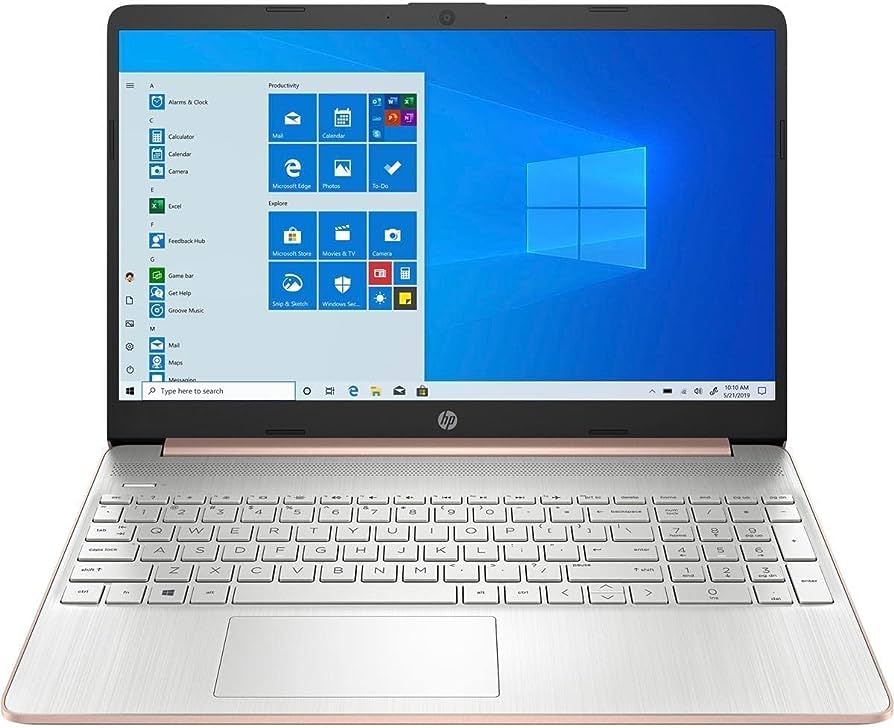 HP Laptop 15-DY2036DS 15.6" HD Touchscreen, Intel Pentium Gold 7505, Intel UHD Graphics, 8GB, 256GB SSD Windows 11 Home, Pale Rose 552Z1UA#ABA UPC  - 552Z1UA