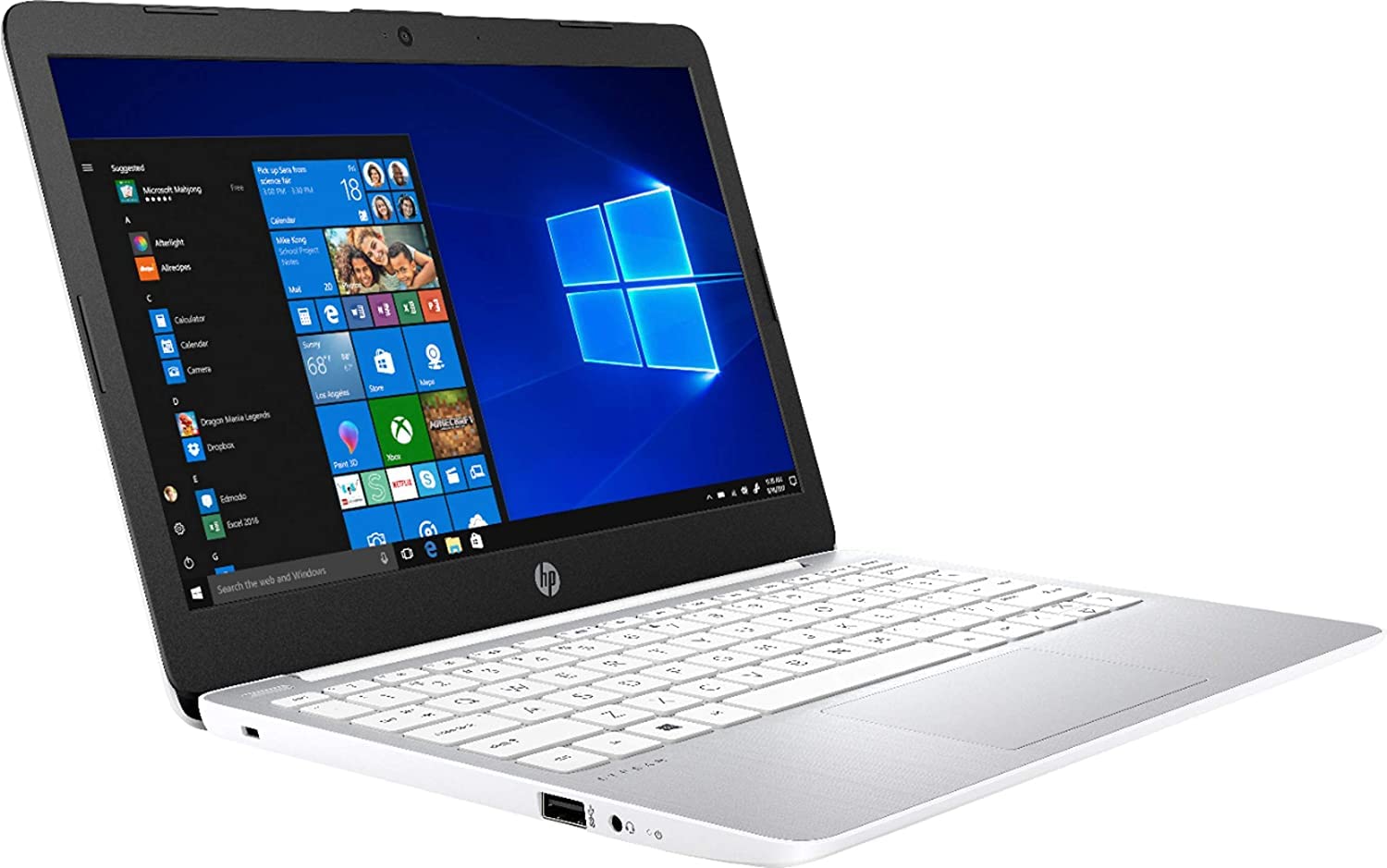 HP Stream Laptop 11-AK0040NR 11.6" HD Intel Celeron N4120 4 / DDR4 64 GB eMMC 47X86UA#ABA UPC  - 47X86UA
