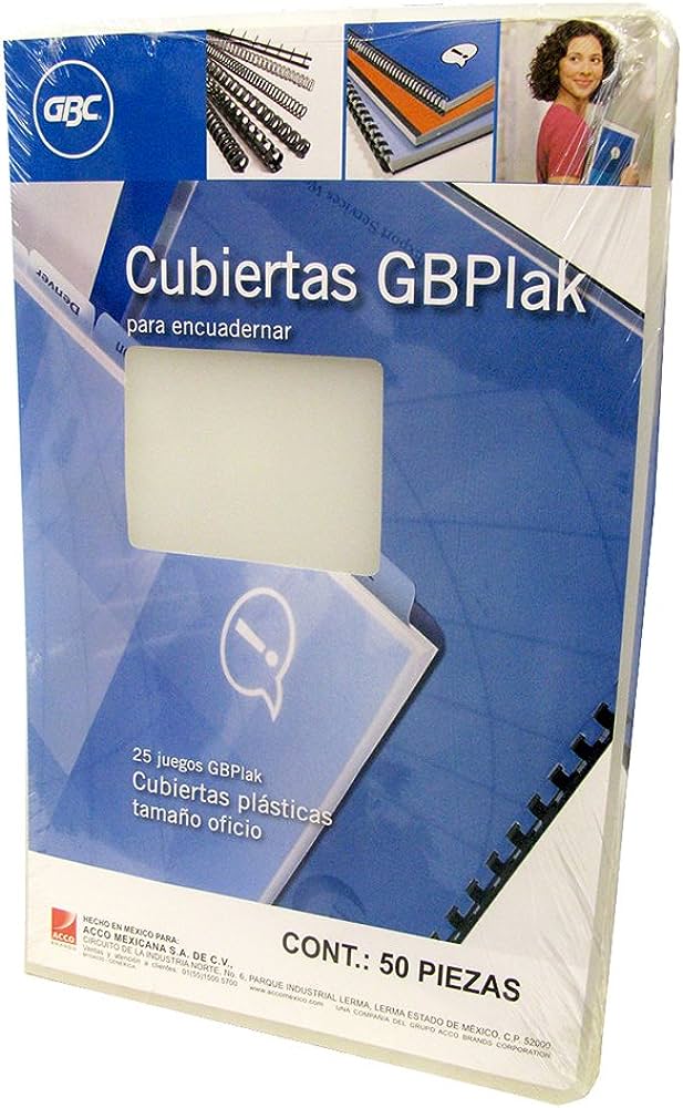 Cubiertas lisas GBPlack GBC color transp Punto de espesor 14 tamaño carta, paquete con 20 piezas                                                                                                                                                                                                         arente                                   - GBC