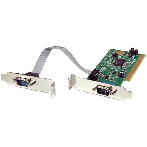 TARJETA ADAPT PCI UART 16550 RS232 2 PUERTO SERIAL PERFIL BAJ. UPC 0065030788748 - PCI2S550_LP