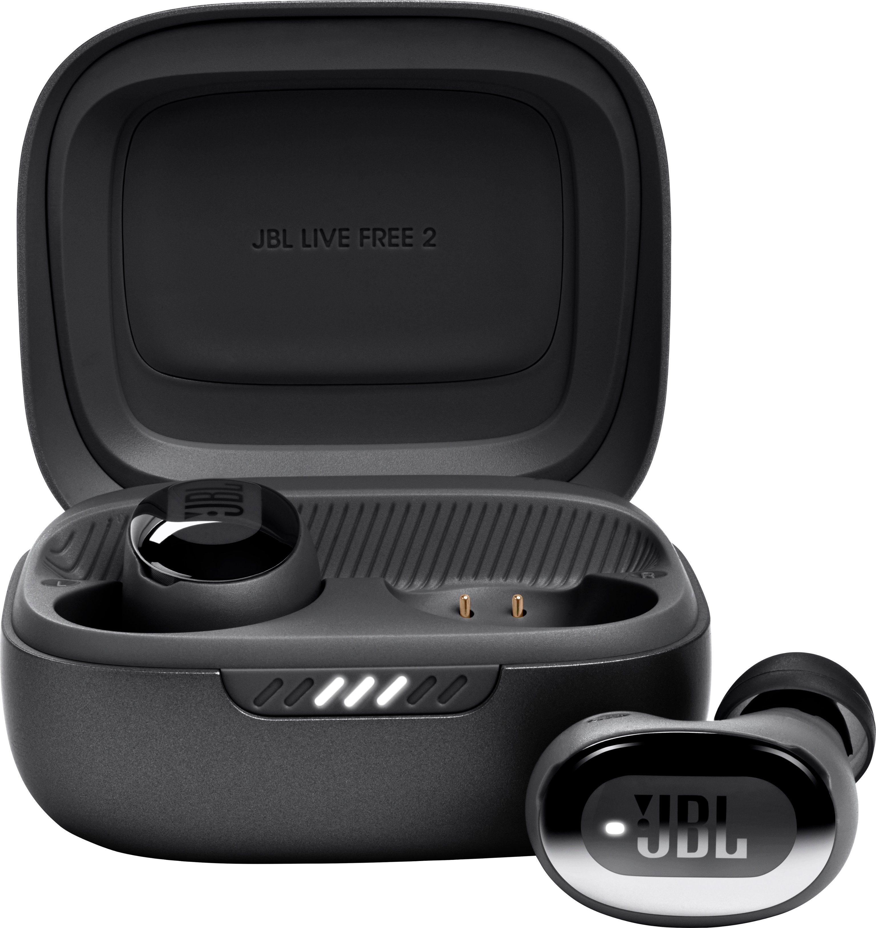 JBL LIVE FREE 2 TWS - Auriculares inalámbricos con micro - en oreja - Bluetooth - cancelación de sonido activo - negro - JBL