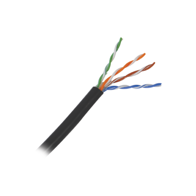 45 metros de cable Cat5e con gel para exterior, color Negro, para aplicaciones en sistemas de redes de datos y cableado estructurado.Uso intemperie. <br>  <strong>Código SAT:</strong> 26121609 - CONDUMEX