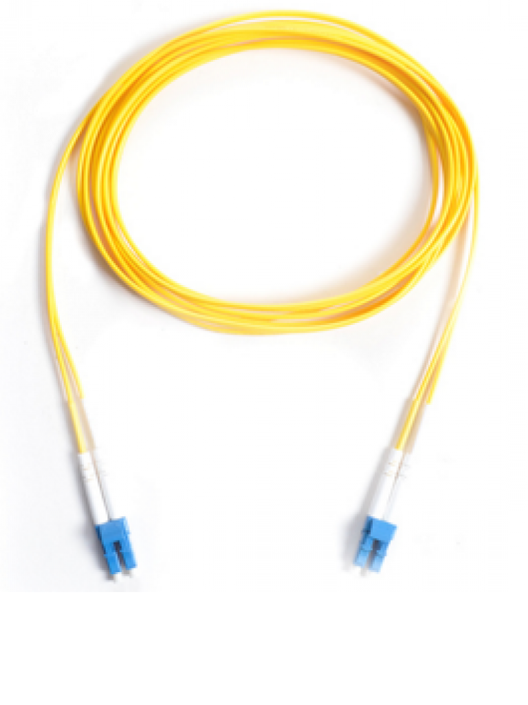 SAXXON JSMOS2LCLCD1M - JU MPER De fibra optica monomodo / LC-LC Duplex / OS2 9 / 125 2 mm / Color amarillo / 1 Metro - J4P4P2291MP-YL