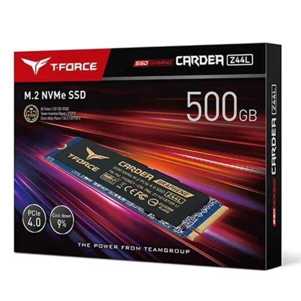 Ssd Interno Teamgroup T Force Cardea Z44L Gaming 500Gb M2 2280 Pcie 30 X4 Nvme Tm8Fpl500G0C127 - TM8FPL500G0C127