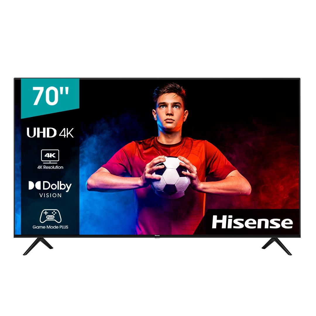 Televisor Hisense 70A6H, 70 pulgadas, LED 4K UHD, 3840 x 2160 Pixeles, SMART GOOGLE 70A6H 70A6H EAN 6942147483053UPC 888143012858 - 70A6H