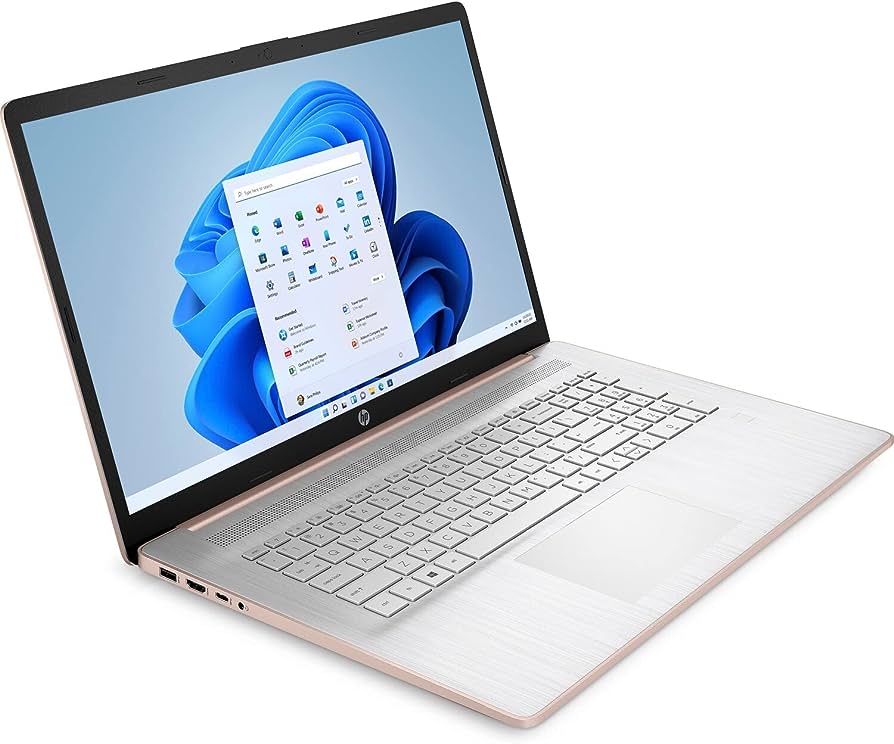 HP Laptop 17-cp0005ds 17.3" HD+ Touchscreen AMD Ryzen 3 5300U 8GB RAM, 512GB SSD 601S5UA#ABA UPC  - HEWLETT PACKARD