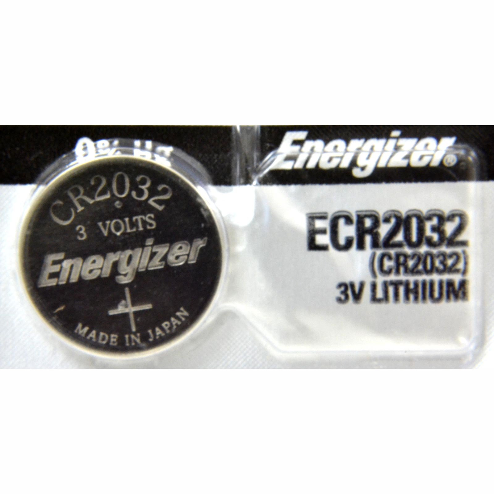 Pila de litio Energizer 2032 de 3.0v     Batería de litio tipo botón con voltaje de 3.0 volts capacidad de 235 mah composición de litio-manganesio y dióxido peso aproximado de 2.6 gramos y volumen de 0.8 centímetros cúbicos colores de la pila plateado                                              .                                        - ENERGIZER