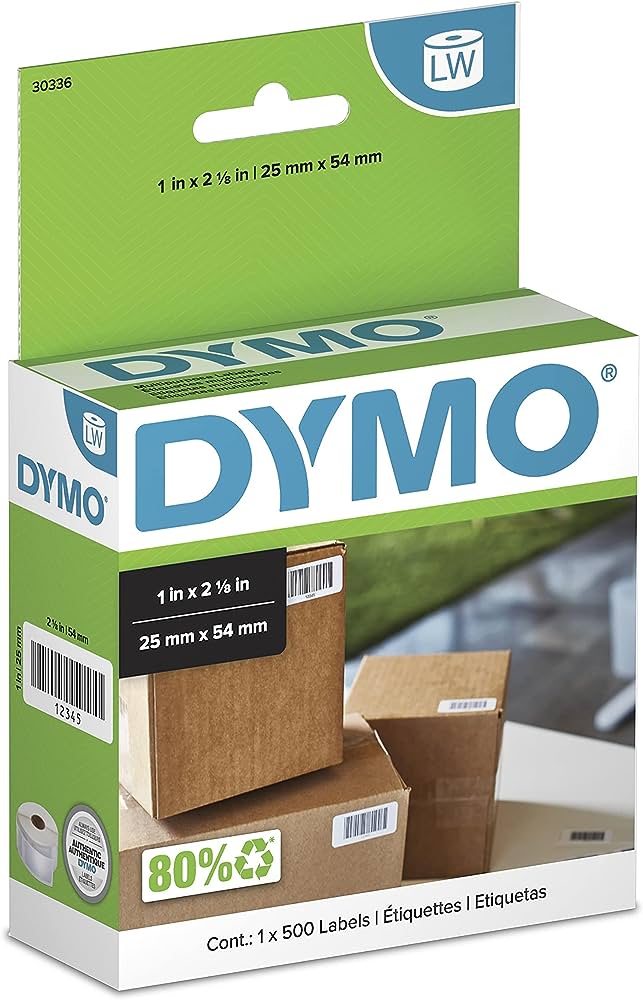 Etiqueta multiusos DYMO de 5.4 x 2.5  1  Etiqueta para label writer, 1 caja dymo                                                                                                                                                                                                                         pieza                                    - 30336