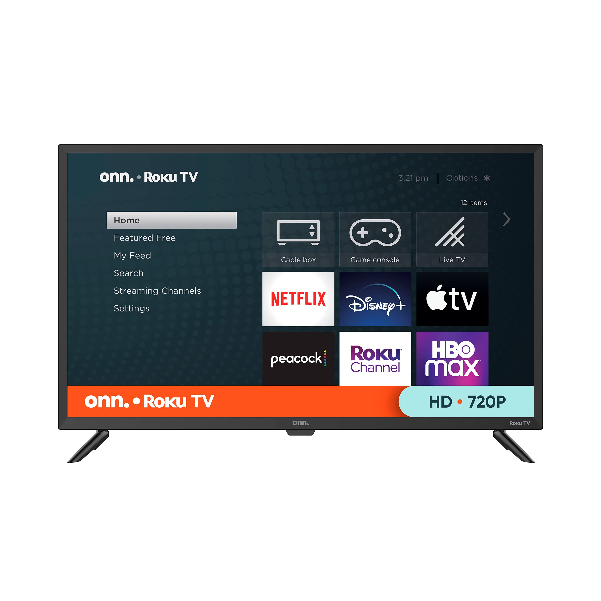 TV ONN 32" Roku TV/HDR10/Control Voz por App/Siri/Alexa/HeyGoogle/Apple AirPlay/Apple HomeKit - ONN
