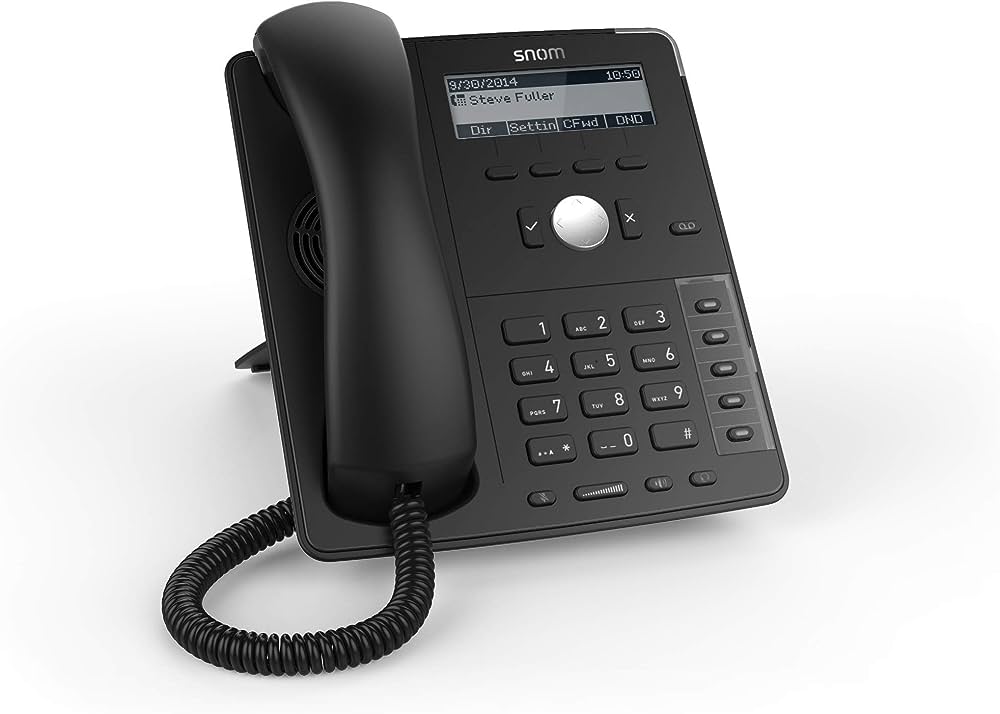 TELEFONO VOIP VTECH D715 SNOM DE 3 VIAS CAPACIDAD DE LLAMADAS.SIP, RTCP, SRTP  - D715