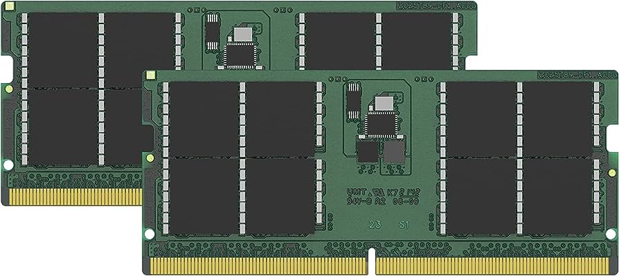 MEMORIA RAM KINGSTON 64GB DDR5 4800MT S SODIMM KIT OF 2 UPC 0740617328776 - KCP548SD8K2-64