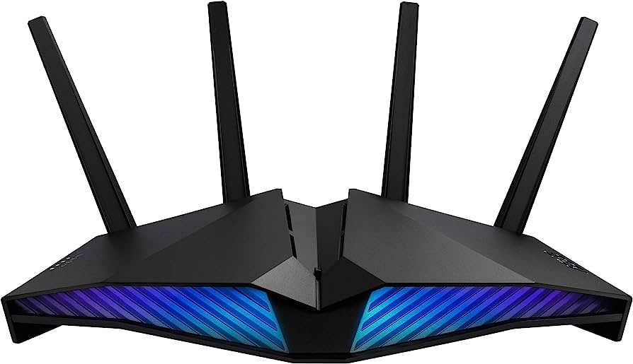 Router Asus Ax5400 5Ghz Doble Banda 5400Mbps Wifi6 80211Ax 160Mhz Aura Rgb Rt Ax82U - RT-AX82U