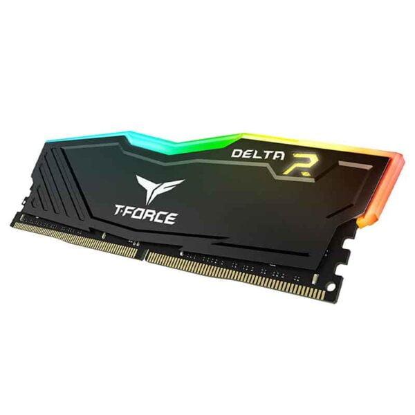 MEMORIA RAM DIMM TEAMGROUP TFORCE DELTA RGB 64GB 32GBX2 DDR4 3200MHZ 28800 NEG TF3D464G3200HC16FDC01 - TEAM GROUP