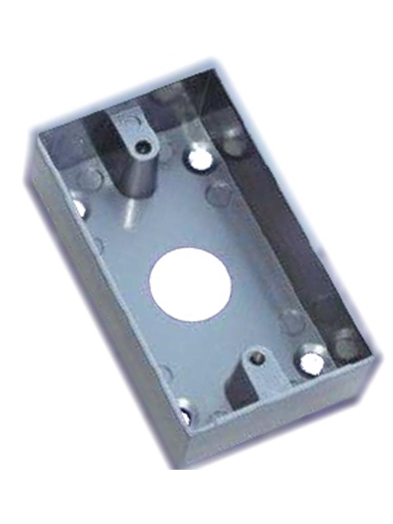 YLI MBB800AM - Caja para instalación de botón liberador de puerta tipo americano/ Metal - MBB-800A-M