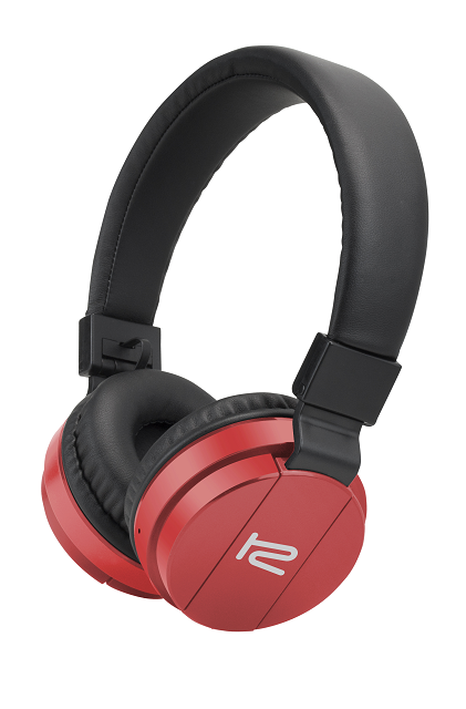 Klip Xtreme KHS-620 - Auriculares con diadema con micro - en oreja - Bluetooth - inalámbrico - rojo - KHS-620RD