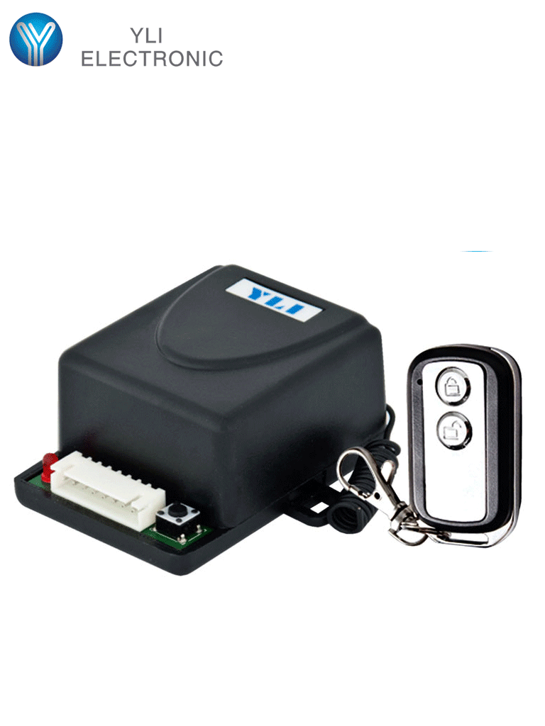 YLI WBK400112 - Modulo con relay normalmente abierto y cerrado con control remoto para apertura de puerta soporta hasta 30 controles / Alimentación a 12VDC - YLI