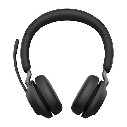 Jabra Evolve2 65 UC Stereo - Auricular - en oreja - Bluetooth - inalámbrico - USB-C - aislamiento de ruido - negro - 26599-989-899