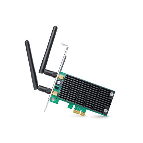 ADAPTADOR INALAMBRICO PCI EXPRESS TP-LINK ARCHER T6E AC1300 BANDA DUAL 2.4GHz 400Mbps y 5GHz 867 Mbps 2 ANTENAS UPC 845973092559 - ARCHER T6E