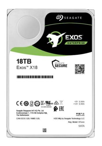 Seagate Exos X18 ST18000NM004J 18 TB Hard Drive - Internal - SAS (12Gb/s SAS) ST18000NM004J UPC 763649138915 - ST18000NM004J
