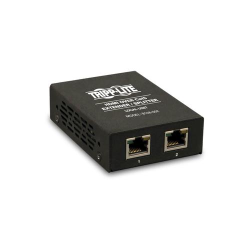 DIVISIOR EXTENSOR HDMI C/ 2 puertos-sobre-cat5cat6-1080p-46m UPC 0037332157508 - B126-002