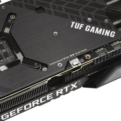 ASUS TUF-RTX3080-O10G-GAMING - OC Edition - tarjeta gráfica - GF RTX 3080 - 10 GB GDDR6X - PCIe 40 - 2 x HDMI 3 x DisplayPort - ASUS