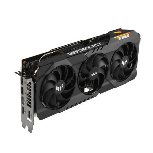 ASUS TUF-RTX3080-O10G-GAMING - OC Edition - tarjeta gráfica - GF RTX 3080 - 10 GB GDDR6X - PCIe 40 - 2 x HDMI 3 x DisplayPort - ASUS