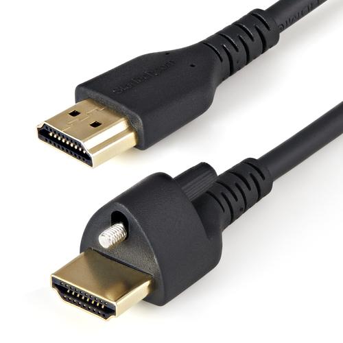 CABLE HDMI DE 1M CON TORNILLO DE SEGURIDAD EN EL CONECTOR UPC 0065030883740 - HDMM1MLS
