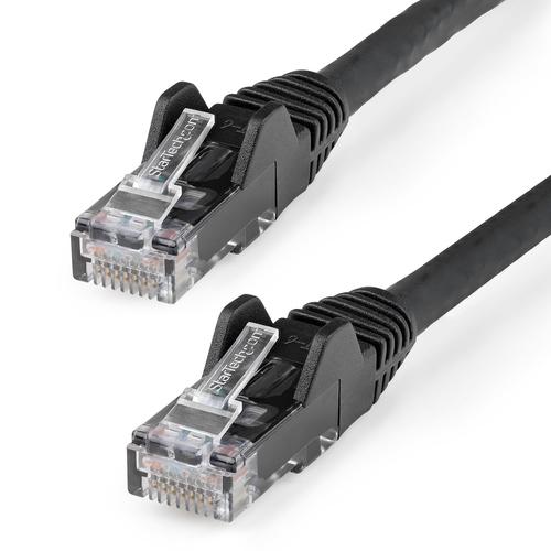 N6LPATCH1MBK Cable Startech ethernet CAT 6 1m patc    Cable Ethernet Cat 6 De 1M Lszh Patch Utp Sin Enganches Negro                                                                                                                                                                                                   TP negro                                
