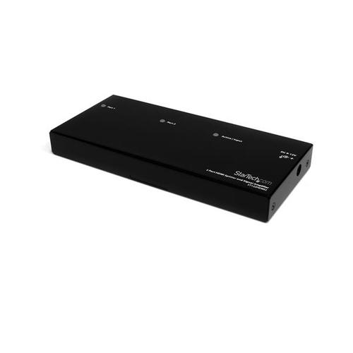 DIVISOR BIFURCADOR HDMI 2 PUERTOS CON AMPLIFICADOR SPLITTER UPC 0065030842457 - ST122HDMI2