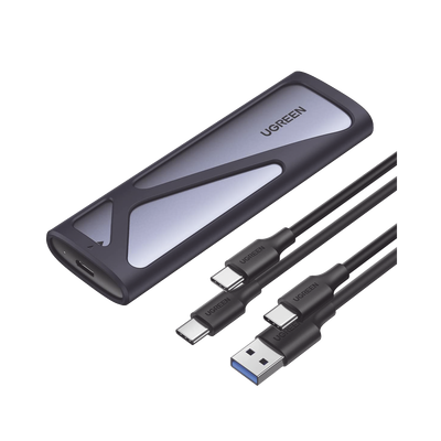 Carcasa Disco Duro NVME M.2 / Hasta 2TB / USB3.1 a 10 Gbps / SSD 3.0 Soporta M Key y Key / Compatible con SSD M.2 NVME 2230/2242/2260/2280 /