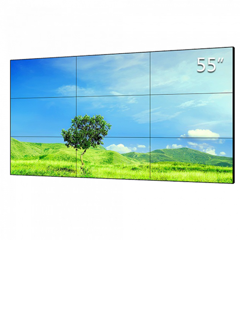 DAHUA DHL550UCMES - Pantalla  LCD 55 pulgadas video wall / Resolucion 1920X1080 / Marco ultradelgado 3.5 mm / Brillo 500CD / M2 / Contraste 4000 a 1 - DAHUA