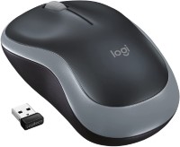 Logitech - Vertical mouse - USB - Wireless - Abyss black - Mouse M185 Dark Sil - 910-002225 R