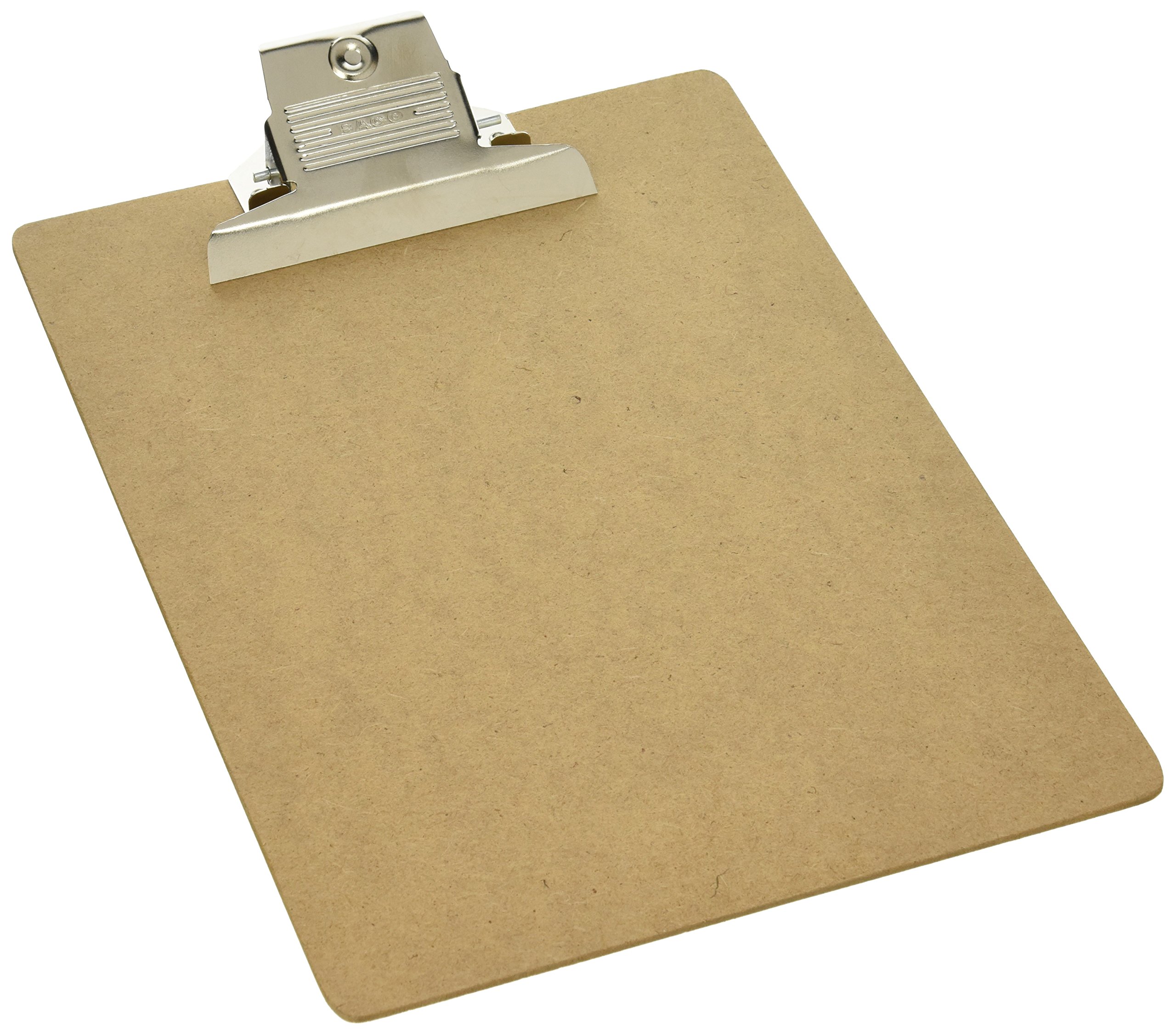 Tabla Baco fibracel carta broche metálic Tamaño carta de 23 x 32 cm. fabricadas con base de mdf de 2.5 mm de espesor y broche en acabado niquelado                                                                                                                                                       o, tamaño carta, 1 pieza                 - PTTBA0009