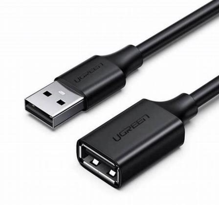 10317 CABLE UGREEN US103 EXTENSION USB 2.0 NEGRO 3M 10317