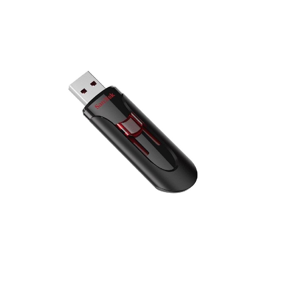 MEMORIA SANDISK 16GB USB 3.0 CRUZER GLIDE Z600 NEGRO C/ROJO - SANDISK