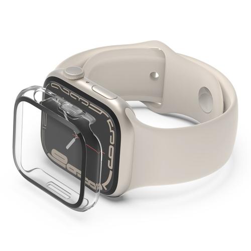 Belkin Screenforce Temperedcurve  Amortiguador Para Reloj Inteligente  Protector De Pantalla  Policarbonato Cristal Templado 9H  Transparente  Para Apple Watch 44 Mm 45 Mm - BELKIN
