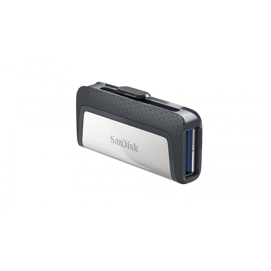 MEMORIA SANDISK 16GB DUAL ULTRA USB TIPO-C / USB 3.1 NEGRO /PLATA 130MB/S - SDDDC2-016G-G46