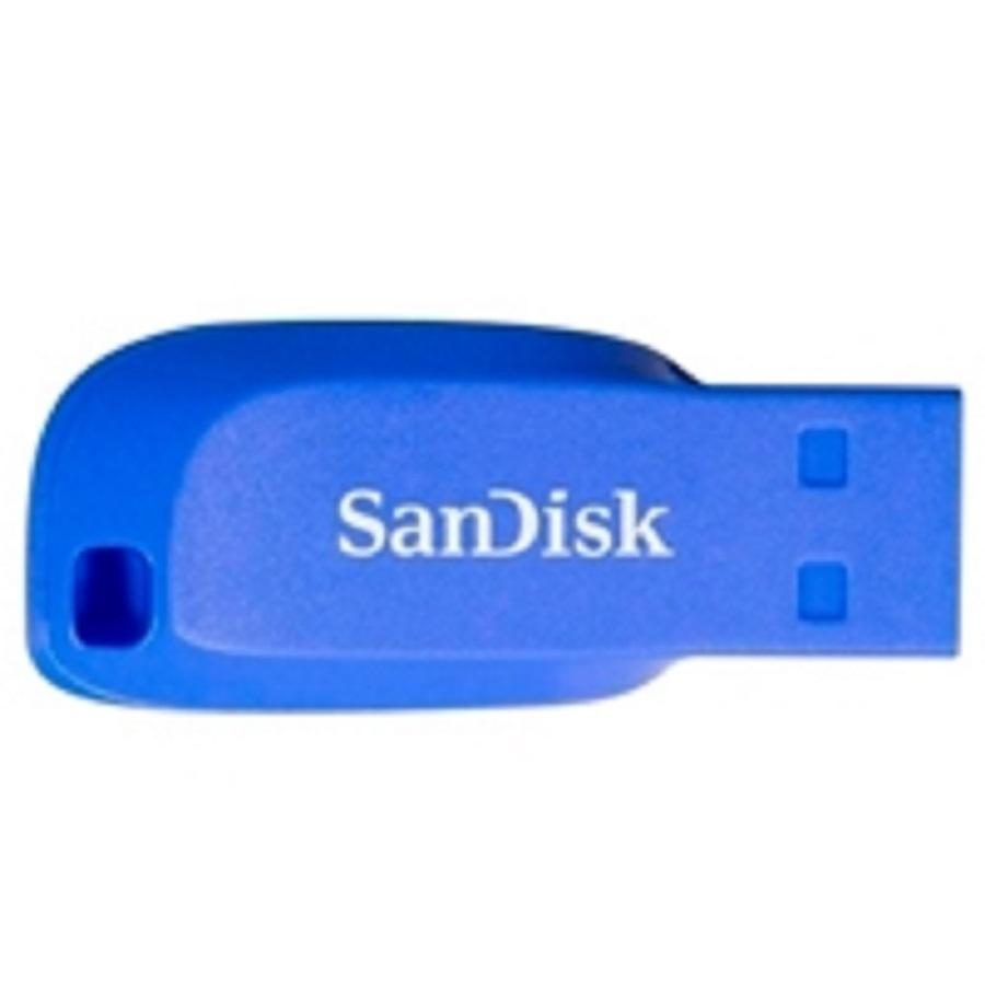 MEMORIA SANDISK 16GB USB 2.0 CRUZER BLADE Z50 ELECTRIC BLUE - SDCZ50C-016G35BE
