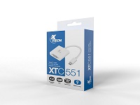 Xtech  Display Adapter  Usb Type C  Vga  Glossy White  Xtc551 - XTC-551
