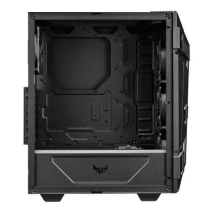 Gabinete Asus GT301 TUF Gaming Negro ARGB Media Torre Mini ITX/Micro ATX/ATX 4xVentiladores Cristal Templado - ASUS