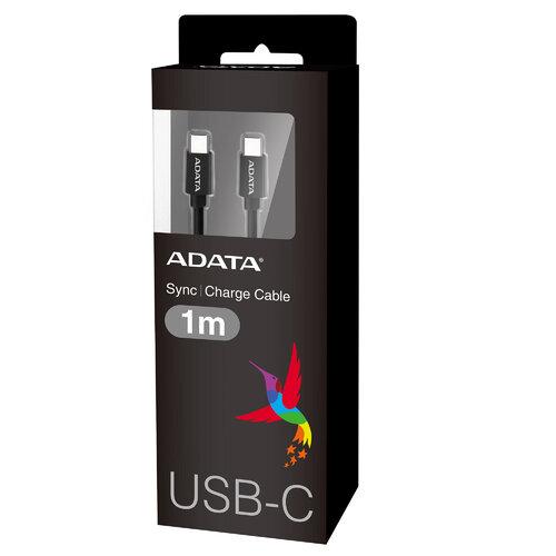 CABLE ADATA USB 3.2 MACHO TIPO C - MACHO  TIPO C(ACC3G1AL-100CM-CBK) - ACC3G1AL-100CM-CBK