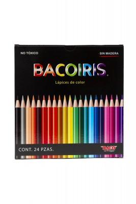 Colores BACO BACOIRIS LP003/52544 C/24 Piezas Redondo Colores Surtido  LP003/52544 LP003/52544 EAN 7501174952544UPC  - BACO